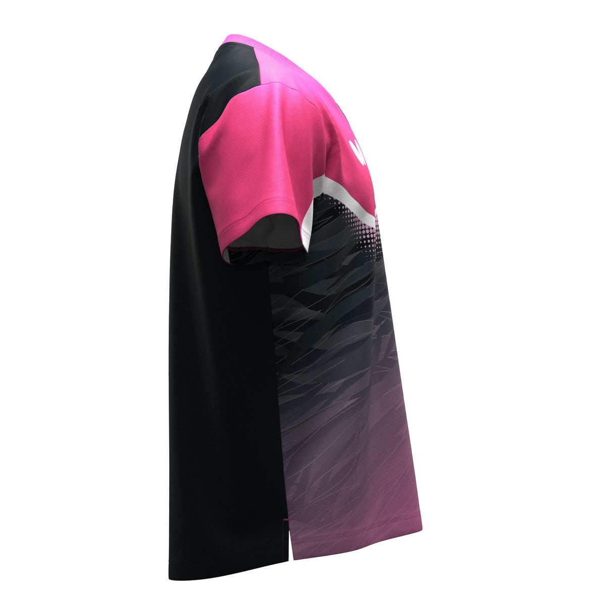 Butterfly Laulie Table Tennis Shirt - Rose - Right Side